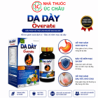 Dạ Dày Overate – Hỗ Trợ Giảm Axit Dạ Dày, Bảo Vệ Niêm Mạc, Hỗ Trợ Giảm Nguy Cơ Viêm Loét Hộp 40 Viên