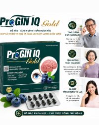 Progin IQ Gold 30 Viên - Hỗ Trợ Hoạt Huyết, Tăng Cường Tuần Hoàn Máu Não, Giảm Đau Đầu Chóng Mặt