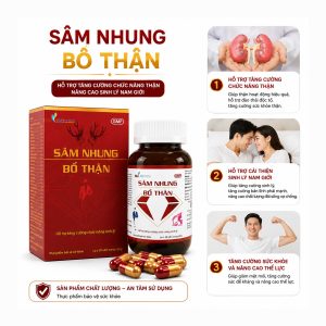 Sâm Nhung Bổ Thận ISOPHARCO Hộp 30 Viên – Hỗ Trợ Bổ Thận, Tăng Cường Sức Khỏe Và Sinh Lý Nam